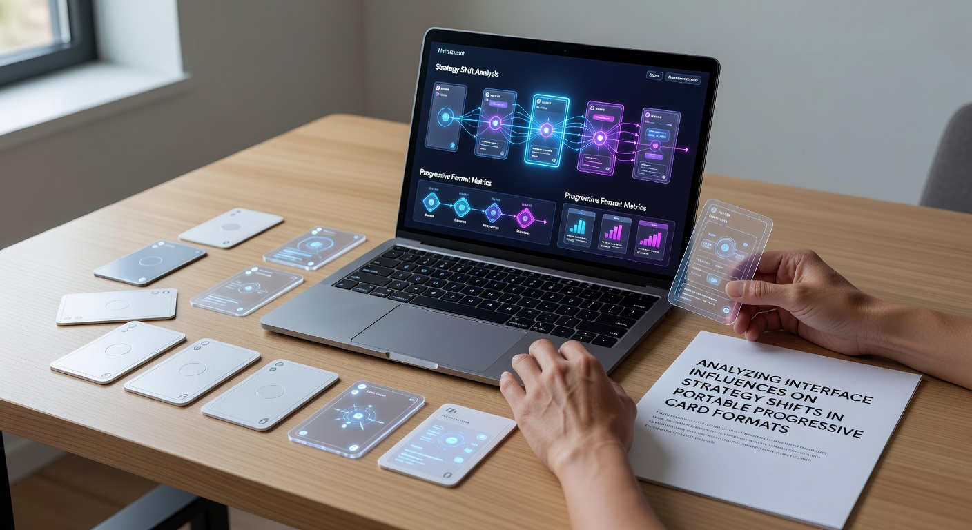 Darstellung einer mobilen progressiven Kartenoberfläche mit integrierten Strategiehinweisen und progressiven Jackpot-Anzeigen
