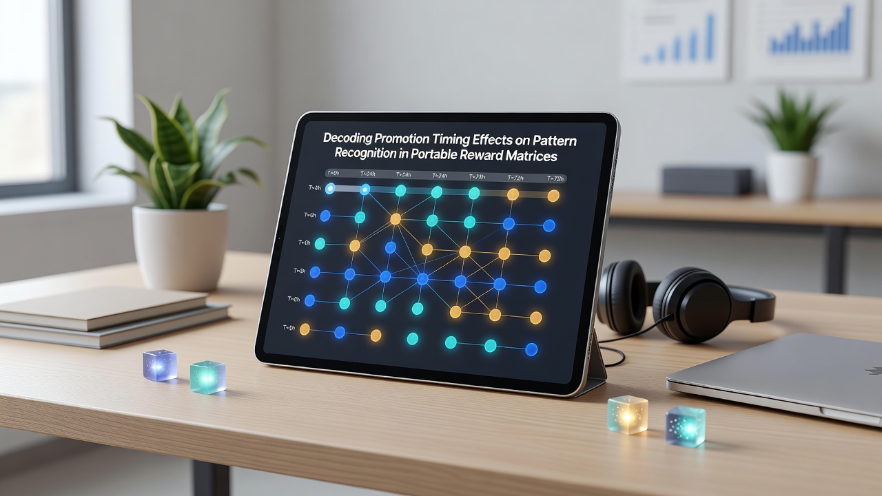 Darstellung von Timing-Effekten in mobilen Reward-Matrizen und Musteranalysen
