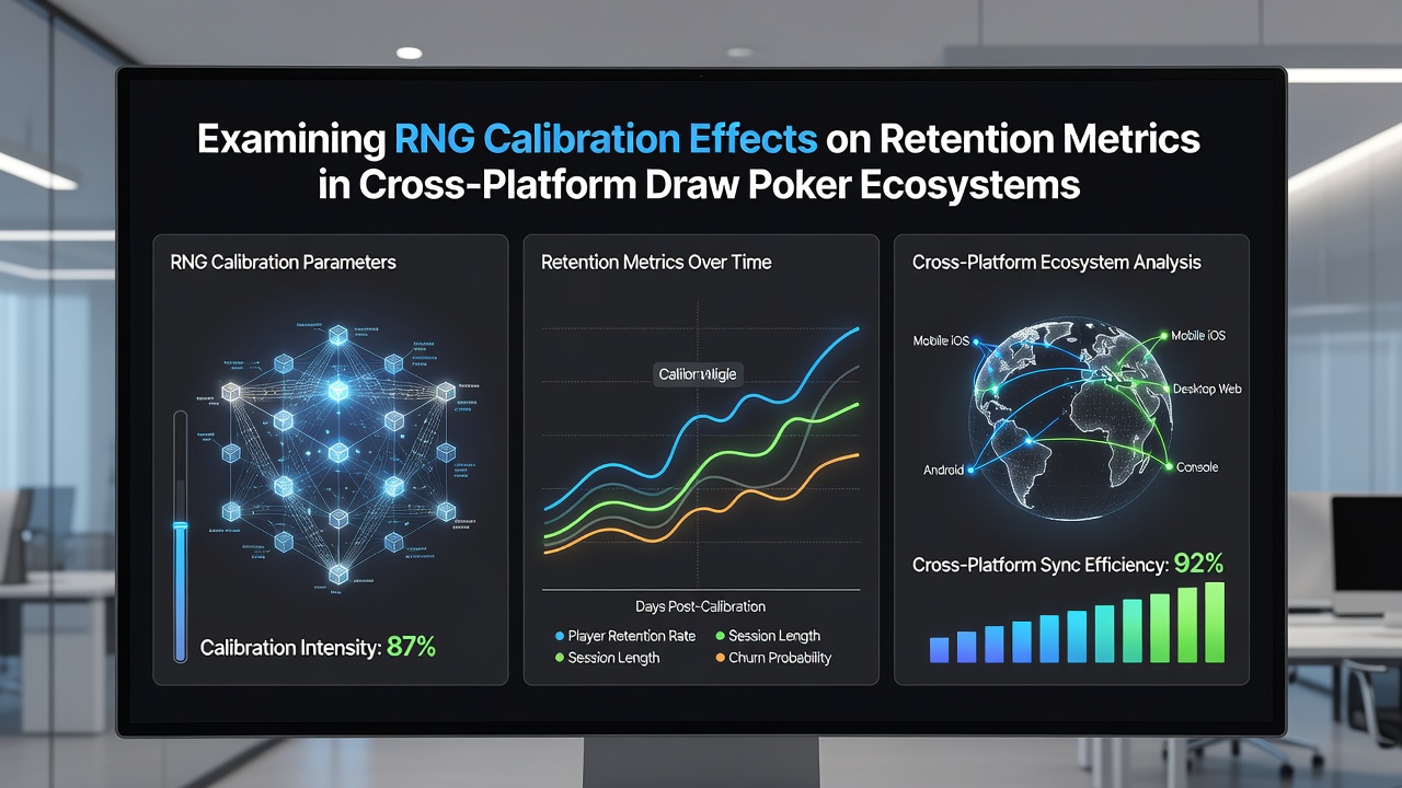 Visualisierung von RNG-Kalibrierungseffekten auf Retentionsmetriken in Draw-Poker-Apps
