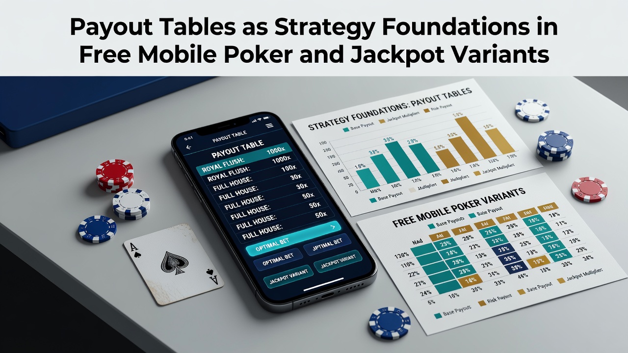 Übersicht über Auszahlungstabellen in mobilen Poker-Apps mit Fokus auf Jackpot-Varianten