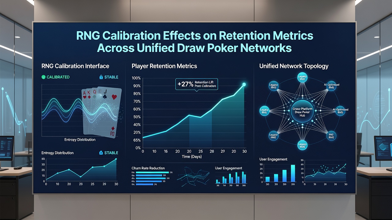 Vergleich von Retention-Daten vor und nach RNG-Kalibrierung in Poker-Netzwerken