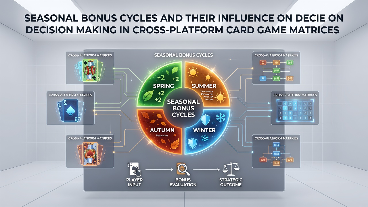 Visualisierung saisonaler Bonuszyklen in plattformübergreifenden Kartenspielsystemen mit Diagrammen zu Entscheidungsmustern