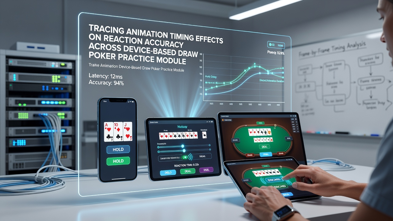 Grafische Auswertung von Reaktionsgenauigkeitsdaten bei unterschiedlichen Animationszeiten in Poker-Modulen